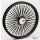 80-Spoke 17x3.5 blk rim+hub,ss spokes