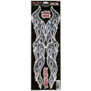 Skull Flame L&R white trim 15.37"x5.43"
