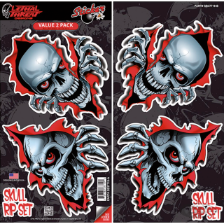 SKULL RIP SERIES STICKER BOMB