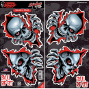 SKULL RIP SERIES STICKER BOMB