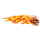 Flame skull left decal 16.38"x5.3"