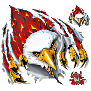 RIP FLAME EAGLE LG 11,5"X11,75"