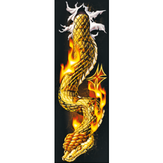 RIP N TEAR SNAKE DECAL 6"X18"