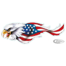 USA eagle right decal 16.5"x5.5"