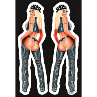 für Harley BABE - MINI DECAL3"X4,75"
