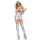 Naughty Nurse babe decal 2.75"x8.22"