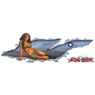 Bomber Girl Left Decal