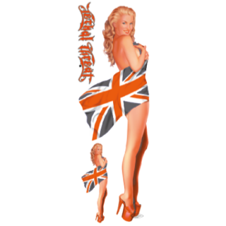 MISS ENGLAND 3"X10"
