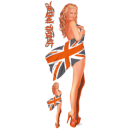 MISS ENGLAND 3"X10"