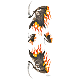 Flaming Reaper decal set