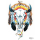 Cow Skulls decal 2.5"x3.75" (2x)