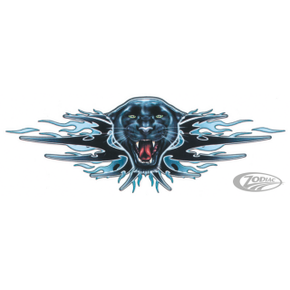 Panther Attack decal 2 5/8"x7.5"