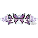 Tribal Butterfly 2.634X8.207