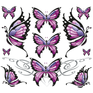 BUTTERFLY SHEET LG 11,5"X11,75"