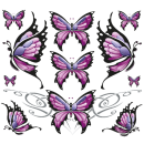 BUTTERFLY SHEET LG 11,5"X11,75"