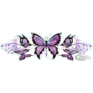 Orange Butterflies 2.750X8.430
