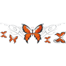 Orange Butterflies 2.750X8.430