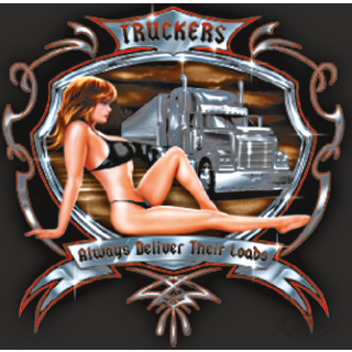TRUCKERS DELIVER 6"X5,75"