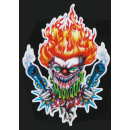 Gun Toting Clown decal 7.33"x10.39"