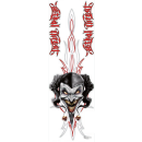 PINSTRIPE JESTER 3X10IN DECAL