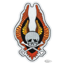 WING SKULL VINTAGE SERIES PATCH 4IN X 5.