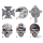 LT 3d emblem Iron cross skulls