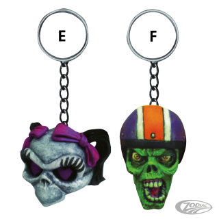 LT 3D key chain girl skull
