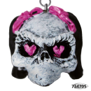LT 3D key chain girl skull