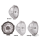 RSD HEADLIGHT 5.75" CHRONO 3/4" MOUNT,