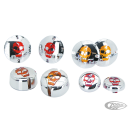 Chrome skull lenses Amber Front hi-hat s