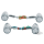 LED turn signals bullet chrome set4