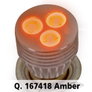 GZP DUAL FM-3 LED BULB AMBER BAY15D