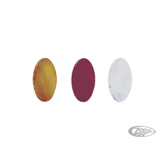 SMALL CLEAR LENSES f/SLVR BULLETS, PAIR