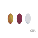 SMALL CLEAR LENSES f/SLVR BULLETS, PAIR