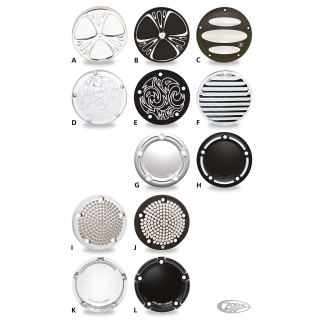 5-HOLE DEEP CUT POINT/TIMER COVER CHROME
