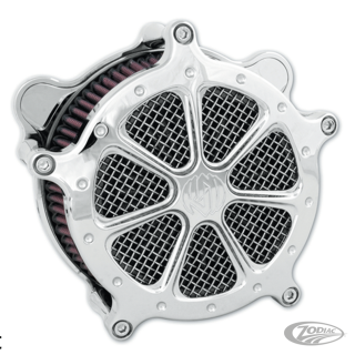 SPEED 7 AIR CLEANER CHROME XL91-UP