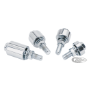 GZP Chrome 1/2" motormount spacerkit