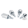 GZP Chrome 1" motormount spacerkit
