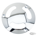 GZP Vented chrome 3-hole derby cover