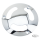 GZP Vented chrome 3-hole derby cover