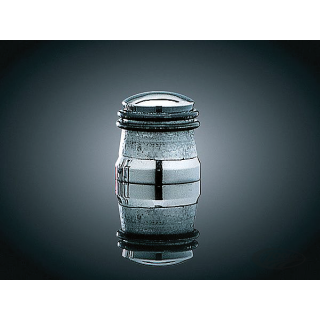 BILLET O-RING STEM COVER CHROME,SHORT