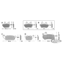Matrix Brake pads XL04-13 1200XR08-up rr
