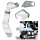 GZP Chr Passenger brckt & cover set FXD