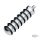 RETRO SHIFTER/BRAKE PEG, CHROME