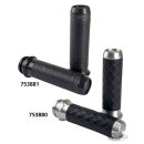 Knurled Moto Grips Gold TBW