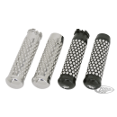 Dimpled grips Polished