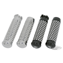 Dimpled grips Polished