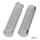 Dimpled grips Polished