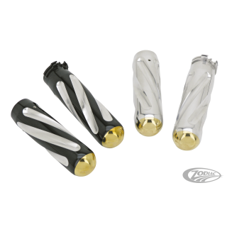 Neo-Fusion Spiral grips Black/Brass