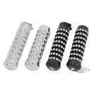 Ribbed grips Polished